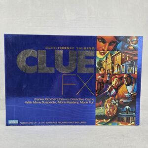 Clue FX COMPLETE WORKS Parker Brothers 2003 Electronic Board Game Detective